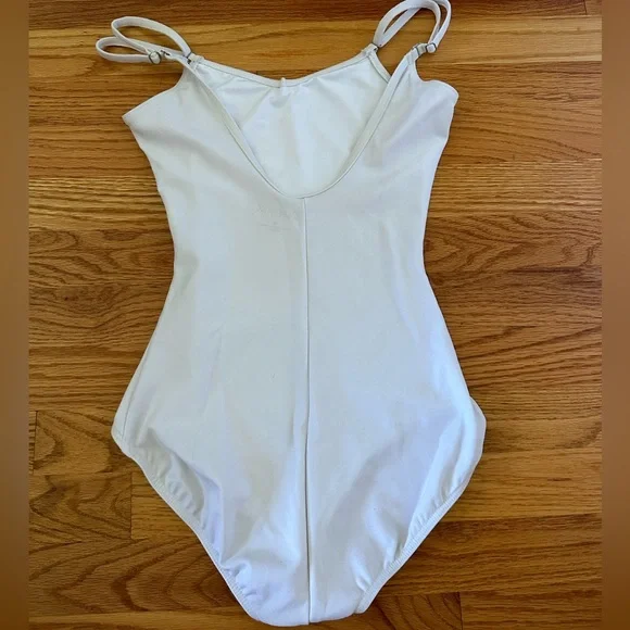 Capezio White Camisole Leotard - Picture 2 of 6